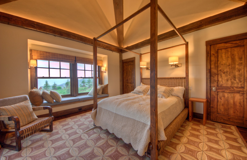 Rental bedroom at Big Sky Luxury Rentals.