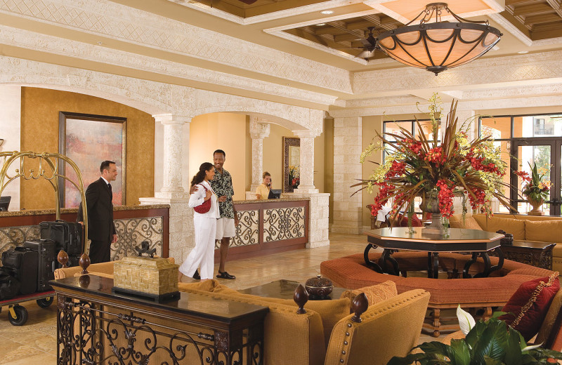 The lobby at Floridays Resort Orlando.