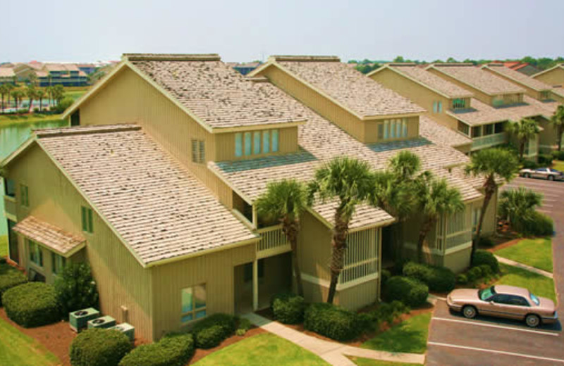 Vacation rentals view at Seascape Resort.