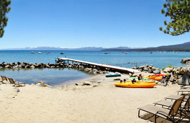 Lake Access from Property at the Red Wolf Lakeside Lodge