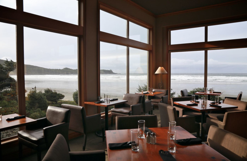 Dining at Long Beach Lodge Resort.