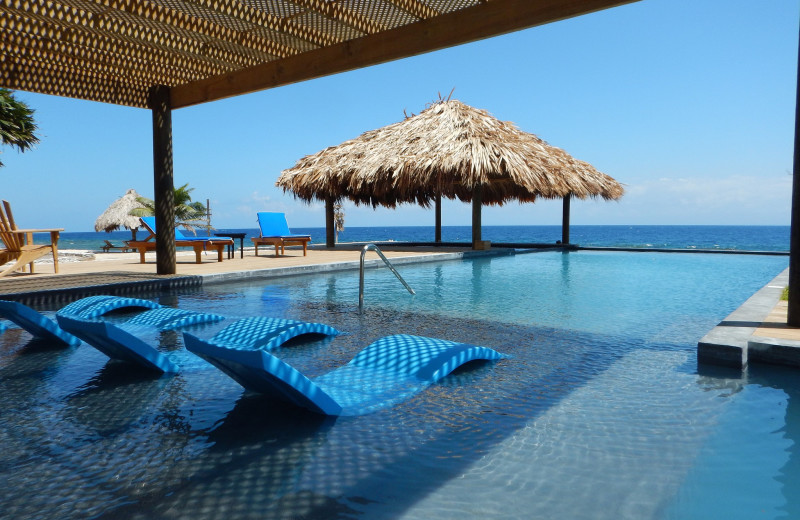 Outdoor pool at Utopia Village.