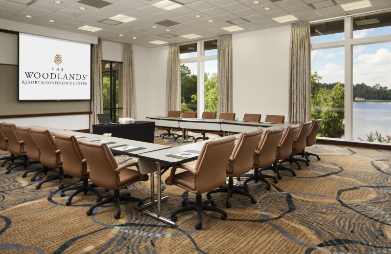 Meeting room at The Woodlands Resort and Conference Center.