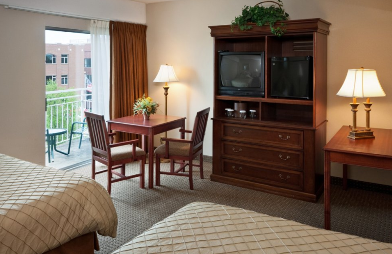 Guest room at Park Place Hotel.