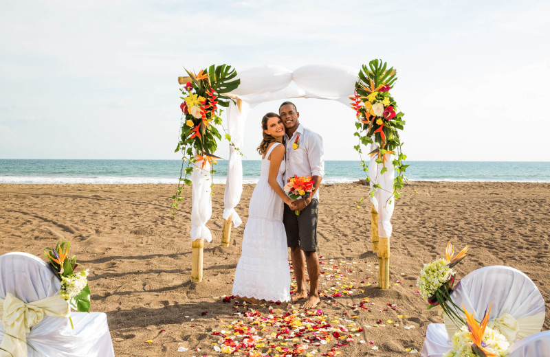 Beach wedding at Croc's Resort & Casino.