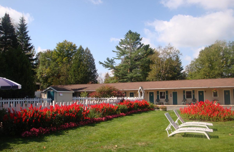 Exterior view of Maple Leaf Inn.