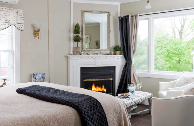 Guest room at Hartstone Inn.