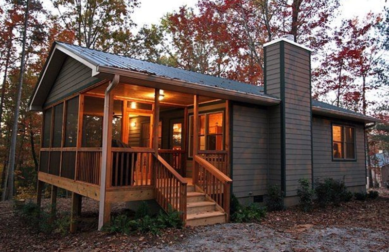 Rental exterior at Georgia Mountain Rentals.