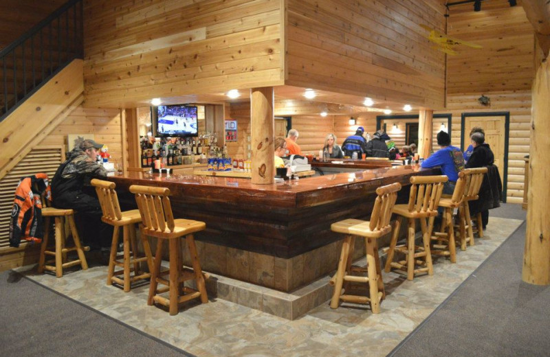 Lodge bar at Sunset Lodge.