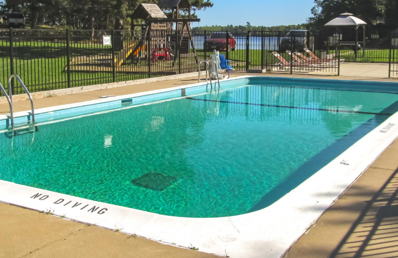 Outdoor pool at Veterans On The Lake.