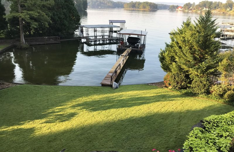 Private, covered dock at BlueSky Vacation Homes 