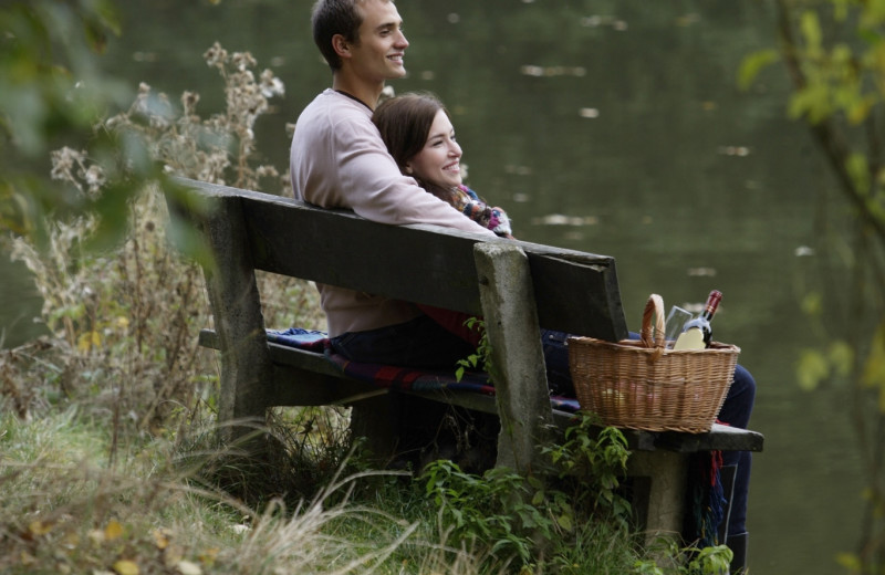 Couple at Inn At Lake Joseph.