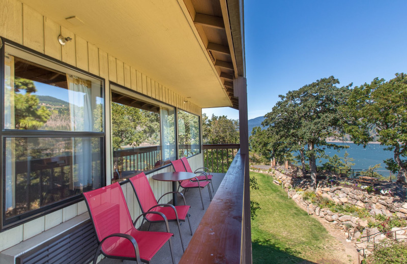 Balcony at Westcliff Lodge.