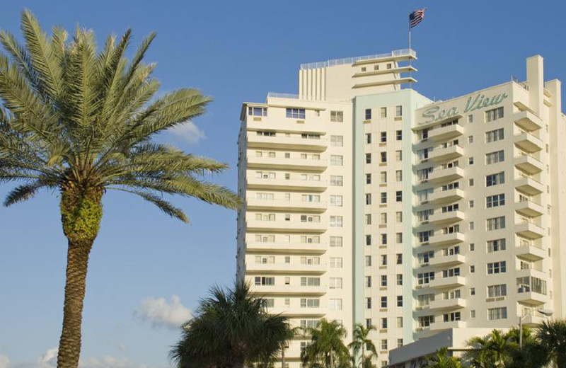 Exterior view of Sea View Hotel.