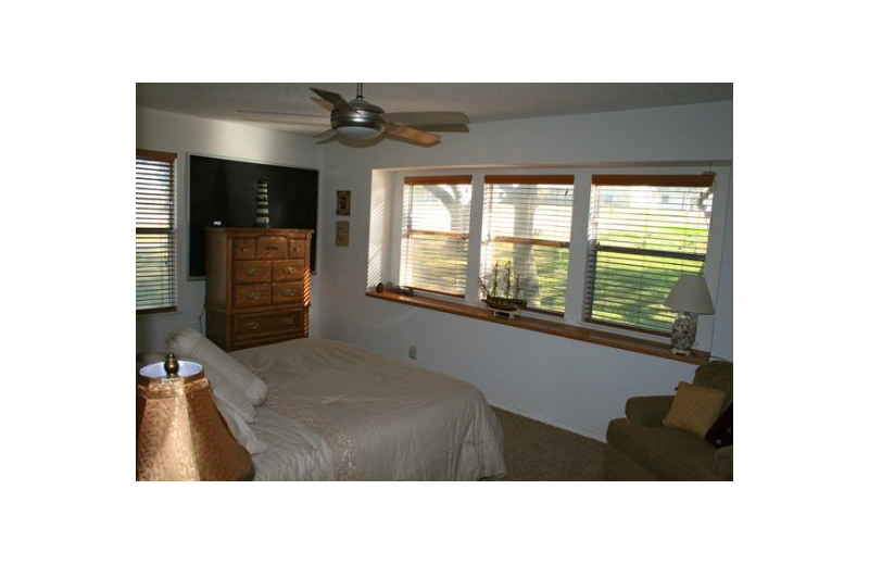 Rental bedroom at Oak House On Lake LBJ.