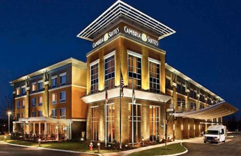 Exterior view of Cambria Suites.