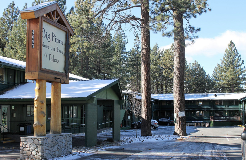 Exterior view of Big Pines Mountain House.