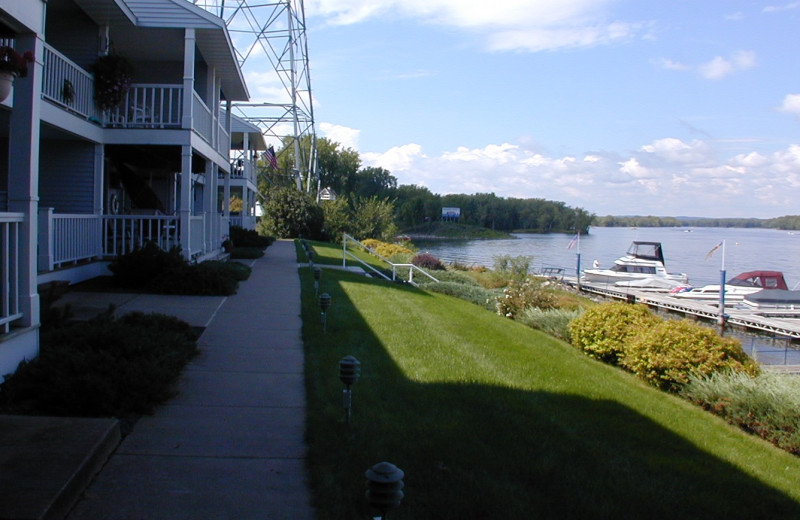 River view at Eagles on the River and Anderson House Hotel.