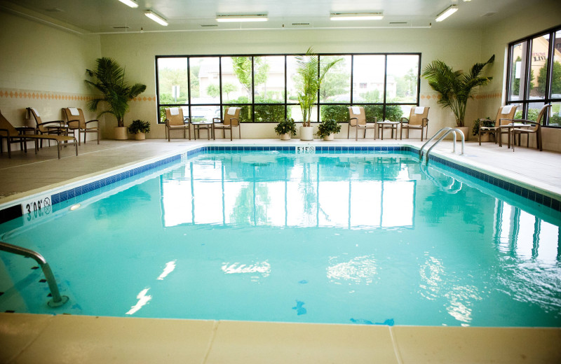 Indoor pool at Fairfield Inn 