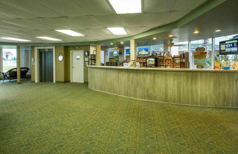 Lobby at Days Inn & Suites Jekyll Island.