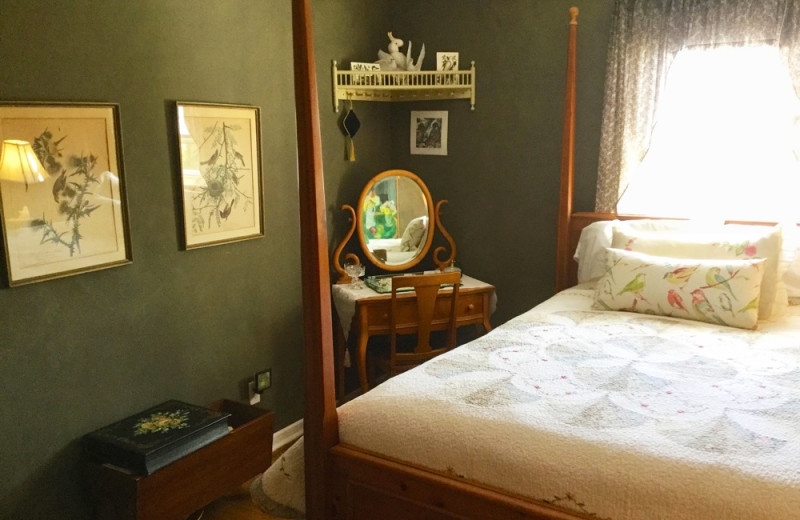 Guest room at Caleb Street's Inn.