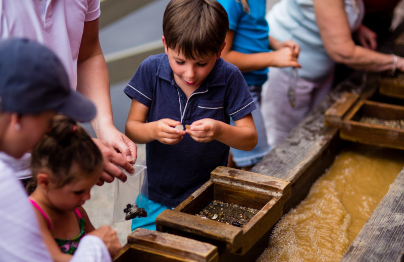 Mineral mining at Rocking Horse Ranch Resort.