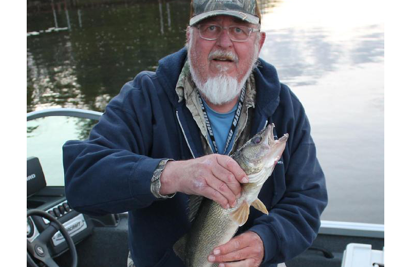 Fishing at Rising Eagle Resort.