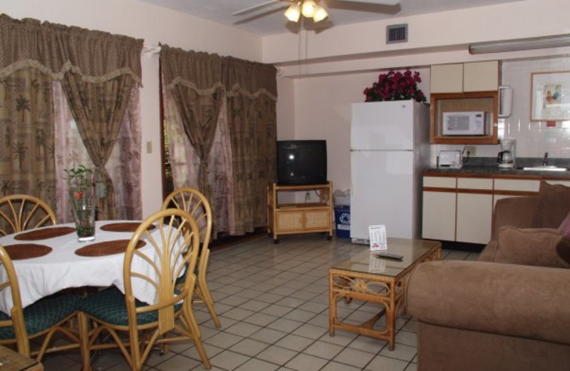 Suite interior at Lookout Lodge Resort.