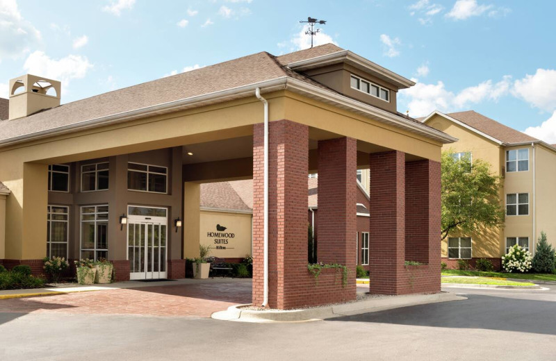 Exterior view of Homewood Suites Grand Rapids.