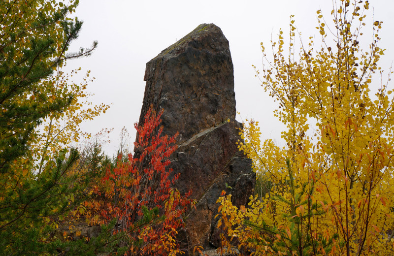 Hike to Magnetic Rock, this trail is about 30 minutes from Skyport Lodge, up the Gunflint Trail