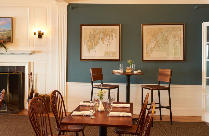 Dining at Black Point Inn.