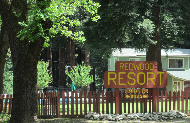 Exterior view of Redwood Resort.