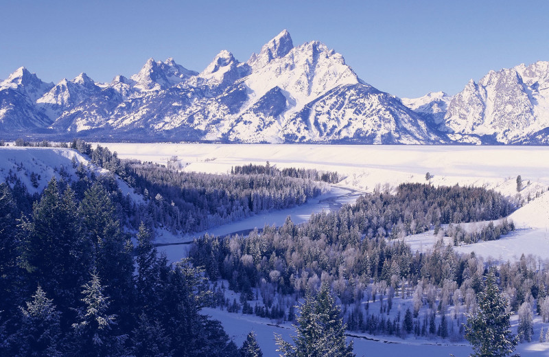 Scenic view at Jackson Hole Lodge.