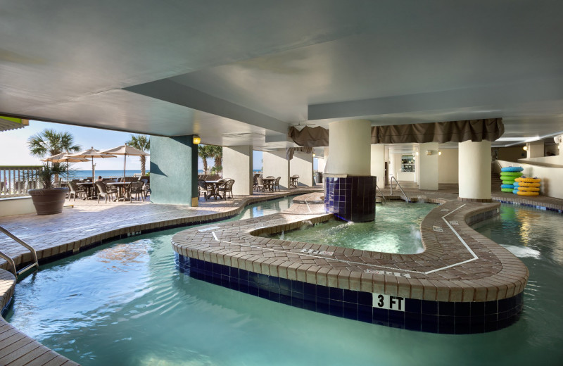 Indoor pool at Paradise Resort.
