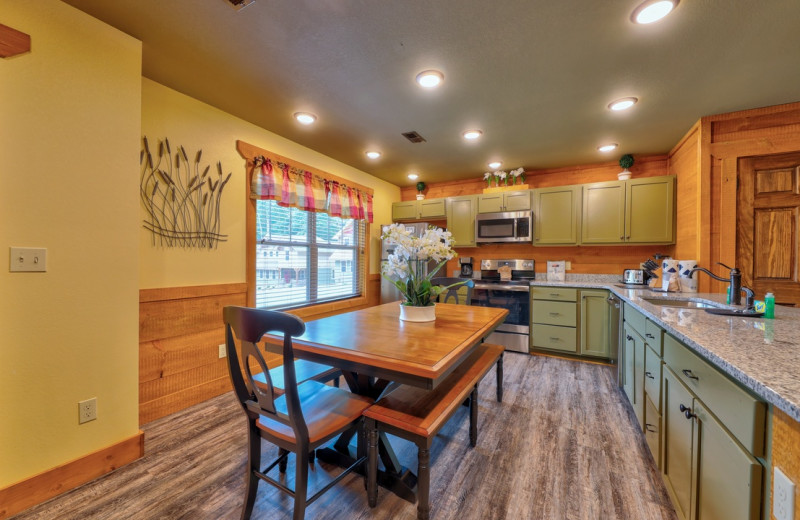 Rental kitchen at Eden Crest Vacation Rentals, Inc.