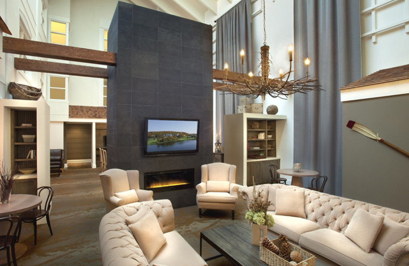 Guest living room at Deerhurst Resort.