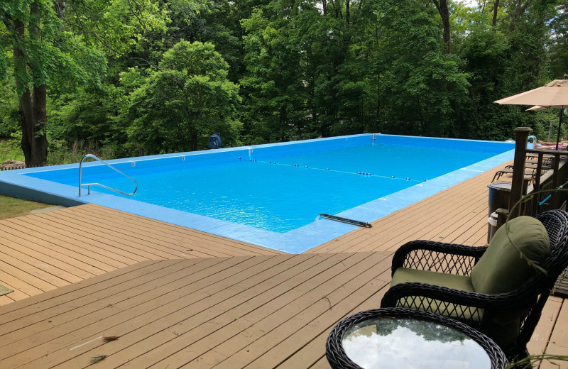 Outdoor pool at The Garden Gables Inn.