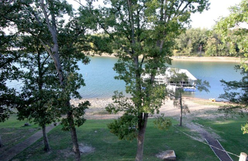 Lake view at Vickery Resort On Table Rock Lake.