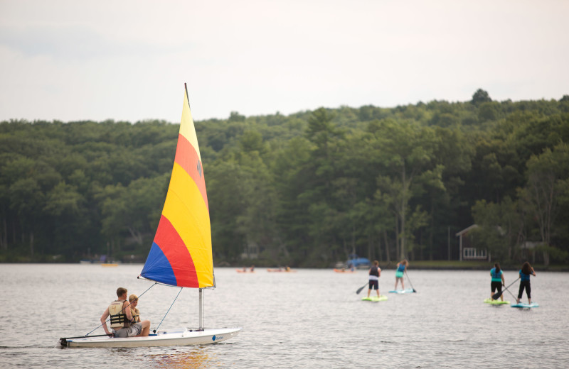 Lake at Woodloch Resort.