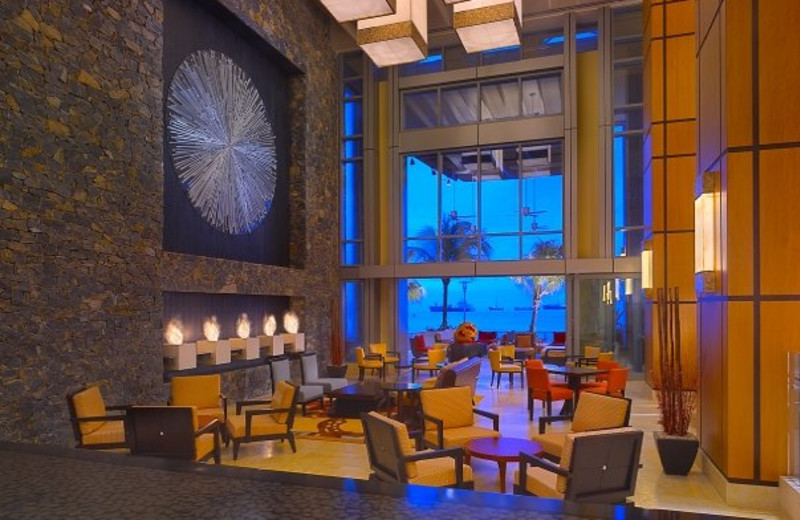 Lobby lounge at Hyatt Regency Trinidad.