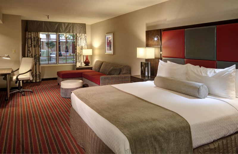 Guest room at Crowne Plaza at Historic Union Station.