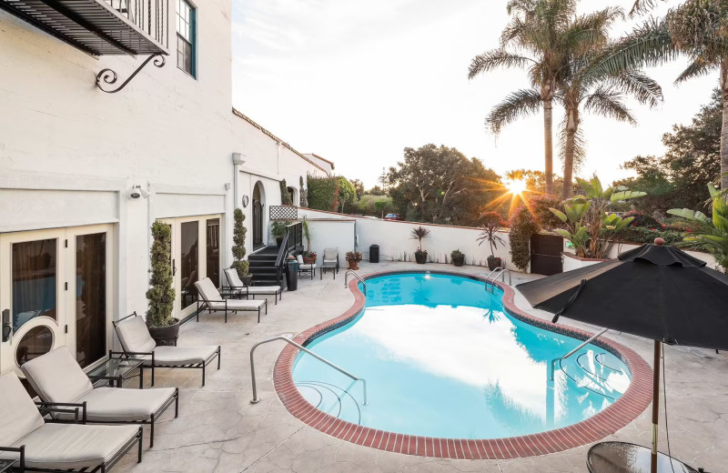 Outdoor pool at Montecito Inn.