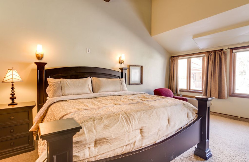 Rental bedroom at Durango Colorado Vacations, LLC.