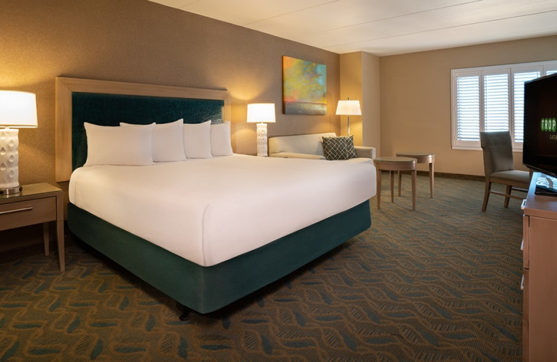 Guest room at Tropicana Laughlin.