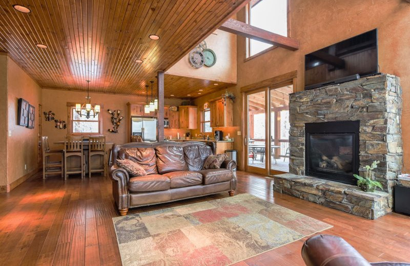Rental living room at Deadwood Connections.