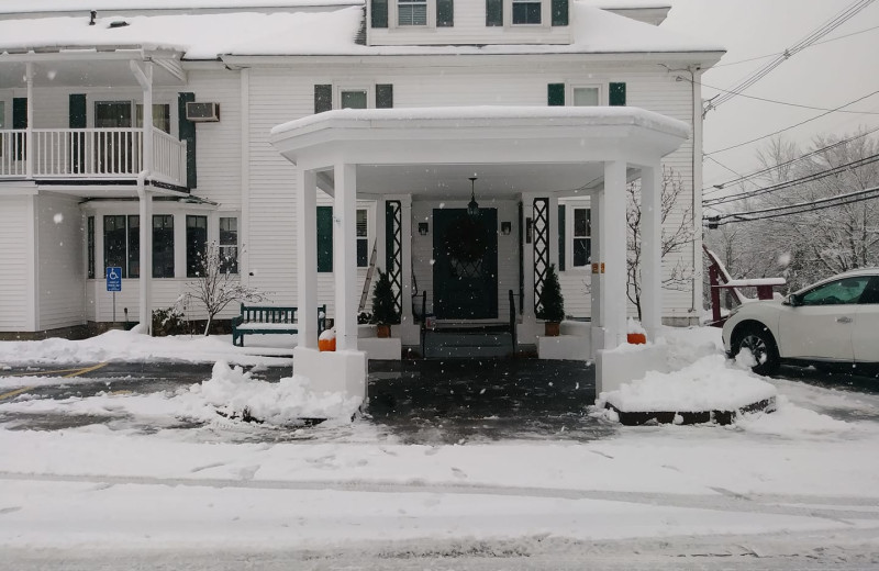 Winter at Windrifter Resort.