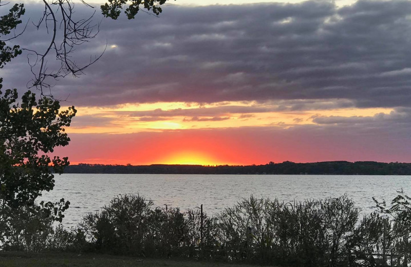 Sunset at Bonnie Beach Resort.