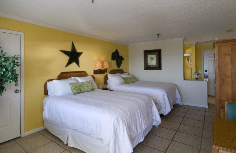 Guest room at Ocean Isle Inn.