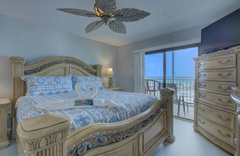 Rental bedroom at Anna Maria Island Beach Rentals, Inc.