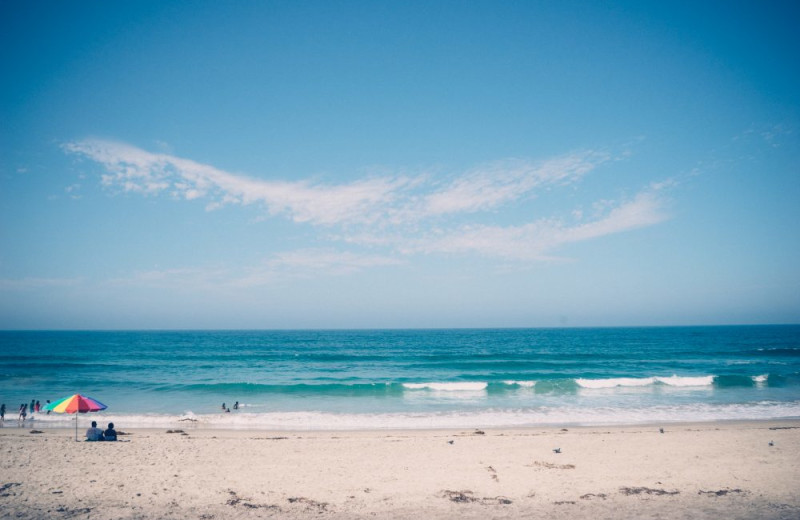 Beach near Footbridge Beach Motel.